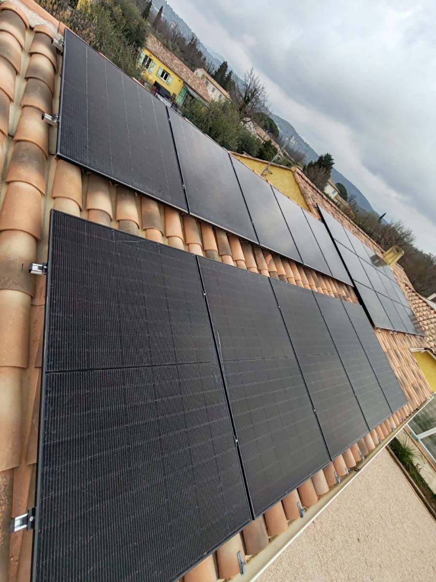 nouvelle installation photovoltaique près de nice 